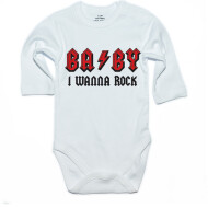 Tricou sau body Baby Wanna Rock