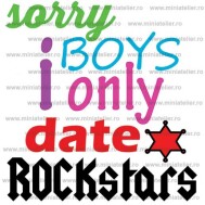 Tricou Sau Body I Date Rockstars