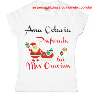 Tricou Copii Personalizat Mos Craciun