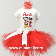 Compleu Tutu Craciun Minnie