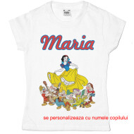 Tricou sau Body Personaliza cu Nume cu Alba Ca Zapada