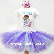 Compleu Tutu Personalizat Doctorita Plusica