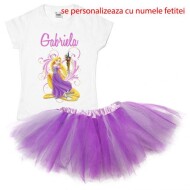 Compleu Tutu Personalizat Rapunzel