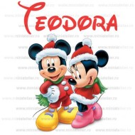 Hainute Craciun Personalizate Minnie Si Mickey