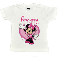 Body sau Tricou personaliza cu Minnie Pink