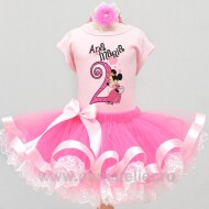 Set Tutu Aniversar Minnie Printesa