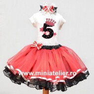 Set Tutu Aniversar Black Princess