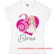 Tricou Sau Body Personalizat cu Printesa De Inima