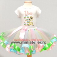 Set Aniversar Cu Fustita Tutu Iepuras