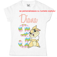 Tricou Sau Body Personalizat Bunny 0-8 Ani