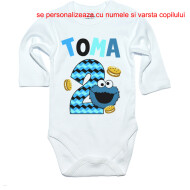 Tricou Sau Body Personalizat Cookie Monster