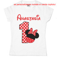 Tricou sau Body Minnie Black Aniversare