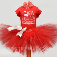 Compleu Cu Tutu Pentru Primul Craciun