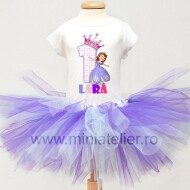 Rochita Personalizata Cu Tutu Sofia Intai
