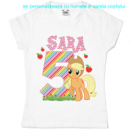 Tricou Sau Body Aniversare Little Pony Applejack