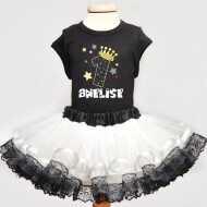 Set Cu Fustita Tutu Black Princess