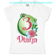 Tricou sau Body Aniversar Flower Girl