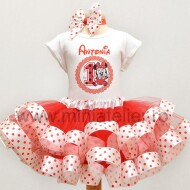 Compleu Cu Buline Minnie Baby Red
