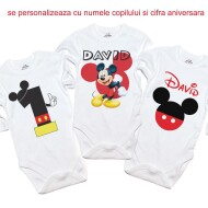 Set 3 Body Aniversare Personalizate Mickey