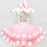 Compleu Cu Fustita Tutu Pastel Mint