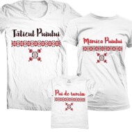 Tricouri Pentru Parinti Si Bebe Cu Motive Romanesti