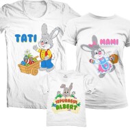 Set De Familie Pentru Paste Personalizat