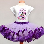 Set Cadou Pentru Fetite Minnie Si Daisy Dantela