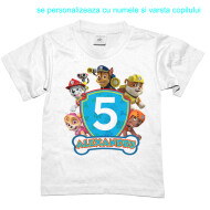 Tricou Aniversar Personalizat Patrula Catelusilor