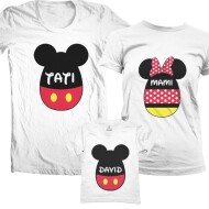 Tricouri De Familie Pentru Paste Minnie Si Mickey