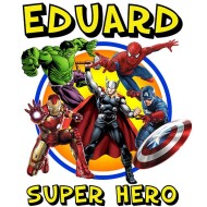 Tricou Personalizat Cu Nume Super Eroi
