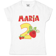 Tricou sau Body Aniversar Fetite Capsunica