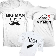 Set De Tricouri Cadou Little Man