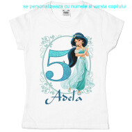 Tricou sau Body Aniversare Printesa Jasmine