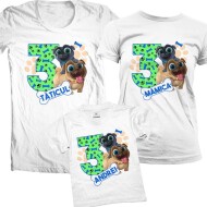 Set De Tricouri Zi De Nastere Prieteni Catelusi