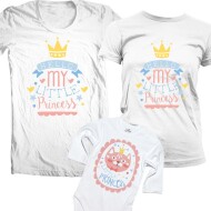 Set De Tricouri Asortate Little Princess