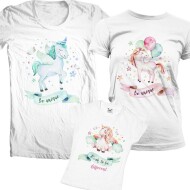 Set De Tricouri cadou Romantic Unicorn