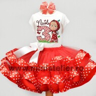 Compleu Cu Fustita Cu Volane Red Masa