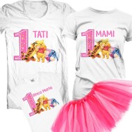 Set De Tricouri Cu Tutu Winnie The Pooh