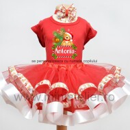 Compleu Cu Fustita Xmas Teddy