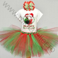 Compleu Cu Fustita Frozen Craciun