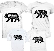 Set Tricouri De Familie Baby Bear