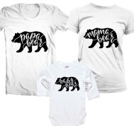 Set Tricouri De Familie Baby Bear