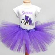 Compleu Tutu Aniversare Panda
