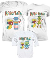 Set De Familie Aniversare Baby Robot