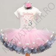 Set Tutu Cu Dantela Unicorn