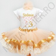 Set Tutu Cu Dantela Unicorn
