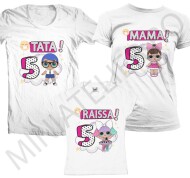 Set De Tricouri Aniversare Lol Doll