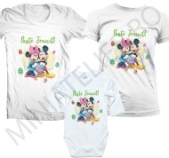 Set Tricouri De Paste Cu Mickey Si Minnie!