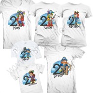 Tricouri De Familie Cu Nasi Pirate Party