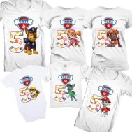 Tricouri De Familie Patrula Catelusilor